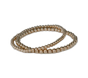 14K Gold Filled Beaded Bracelet 3MM - Lisalee Collections