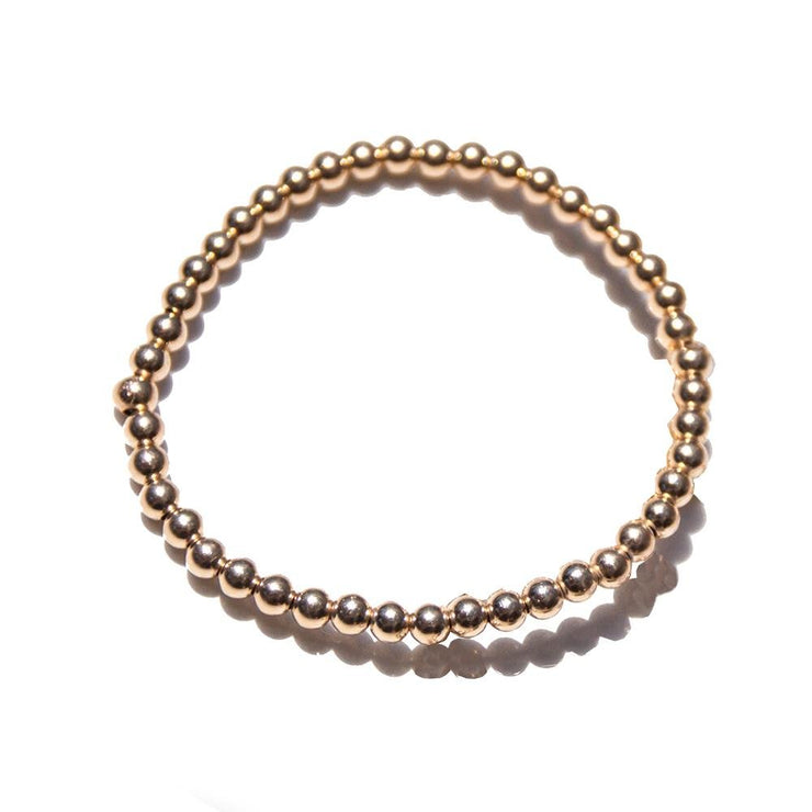 4MM 14K Gold Filled Personalized Bracelet 4MM - Lisalee Collections