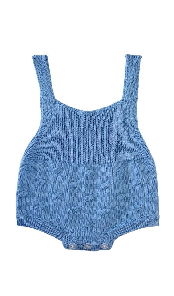 Blue Dot Romper - Lisalee Collections