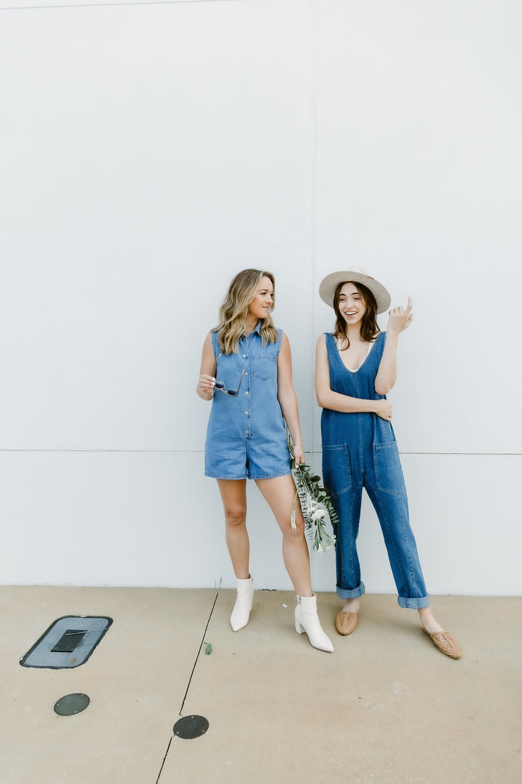 Cassidy Denim Jumpsuit - Lisalee Collections