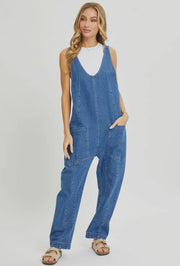 Cassidy Denim Jumpsuit - Lisalee Collections