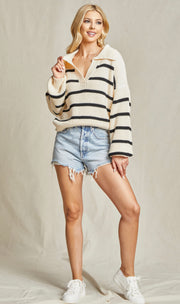 Isla Striped Sweater - Lisalee Collections