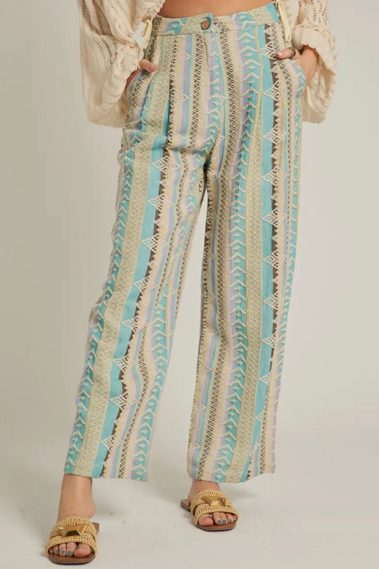 Kaylee Embroidered Pants - Lisalee Collections