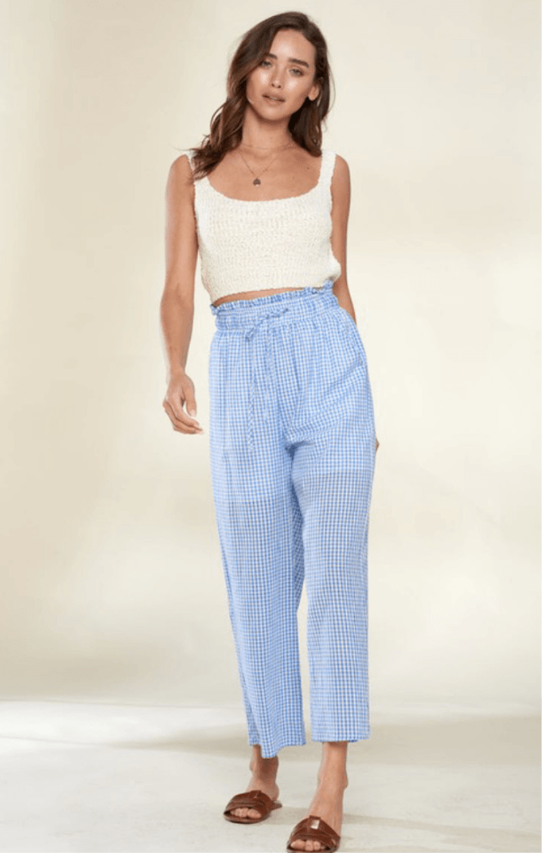 Macie Gingham Pants - Lisalee Collections