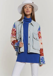 Multi Patch Denim Jacket (PRE ORDER) - Lisalee Collections