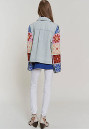 Multi Patch Denim Jacket (PRE ORDER) - Lisalee Collections