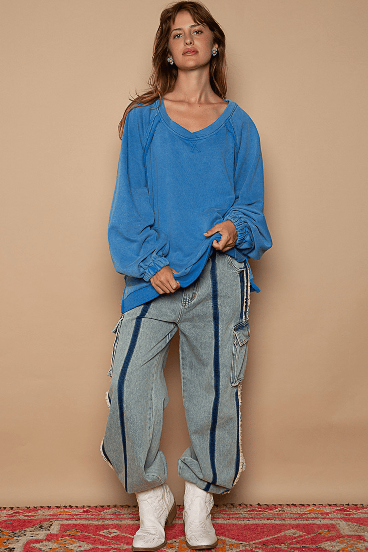 No Blues Here Sweatshirt - Lisalee Collections