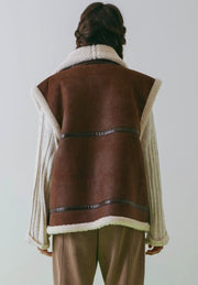 Serena Shearling Vest - Lisalee Collections