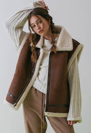 Serena Shearling Vest - Lisalee Collections