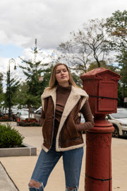 Serena Shearling Vest - Lisalee Collections