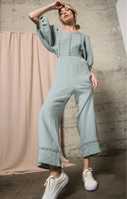 Sloan Gauze Jumpsuit - Lisalee Collections