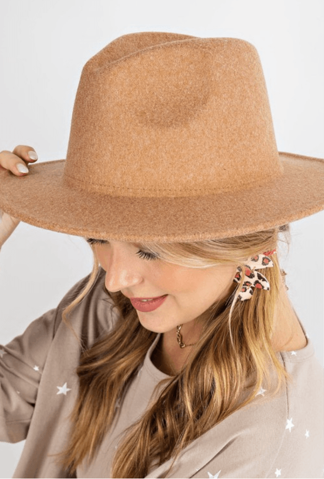 Wool Blend Fedora Hat - Lisalee Collections